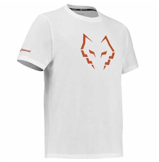 Camiseta Babolat Juan Lebron Blanco Naranja