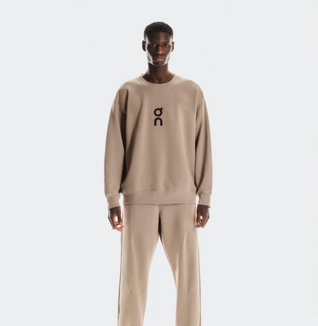 SUDADERA ON CLOUD CLUB CREW DESERT | MEN