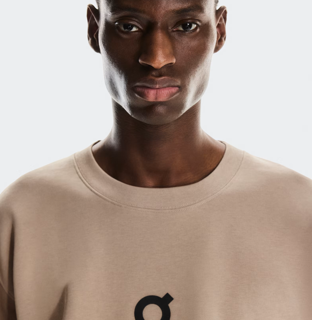 SUDADERA ON CLOUD CLUB CREW DESERT | MEN
