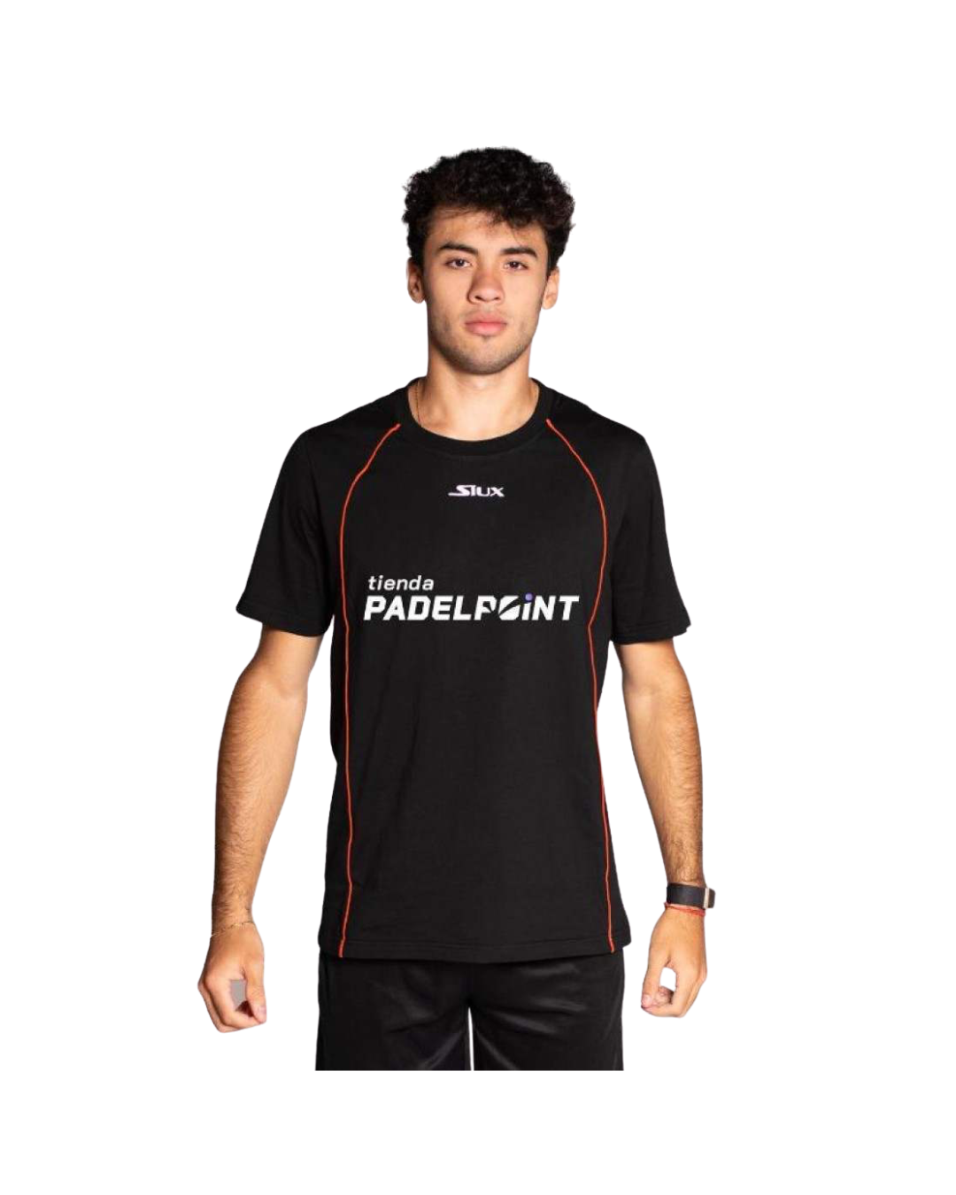Camiseta Siux Leo Augsburger Fenix Negro Naranja