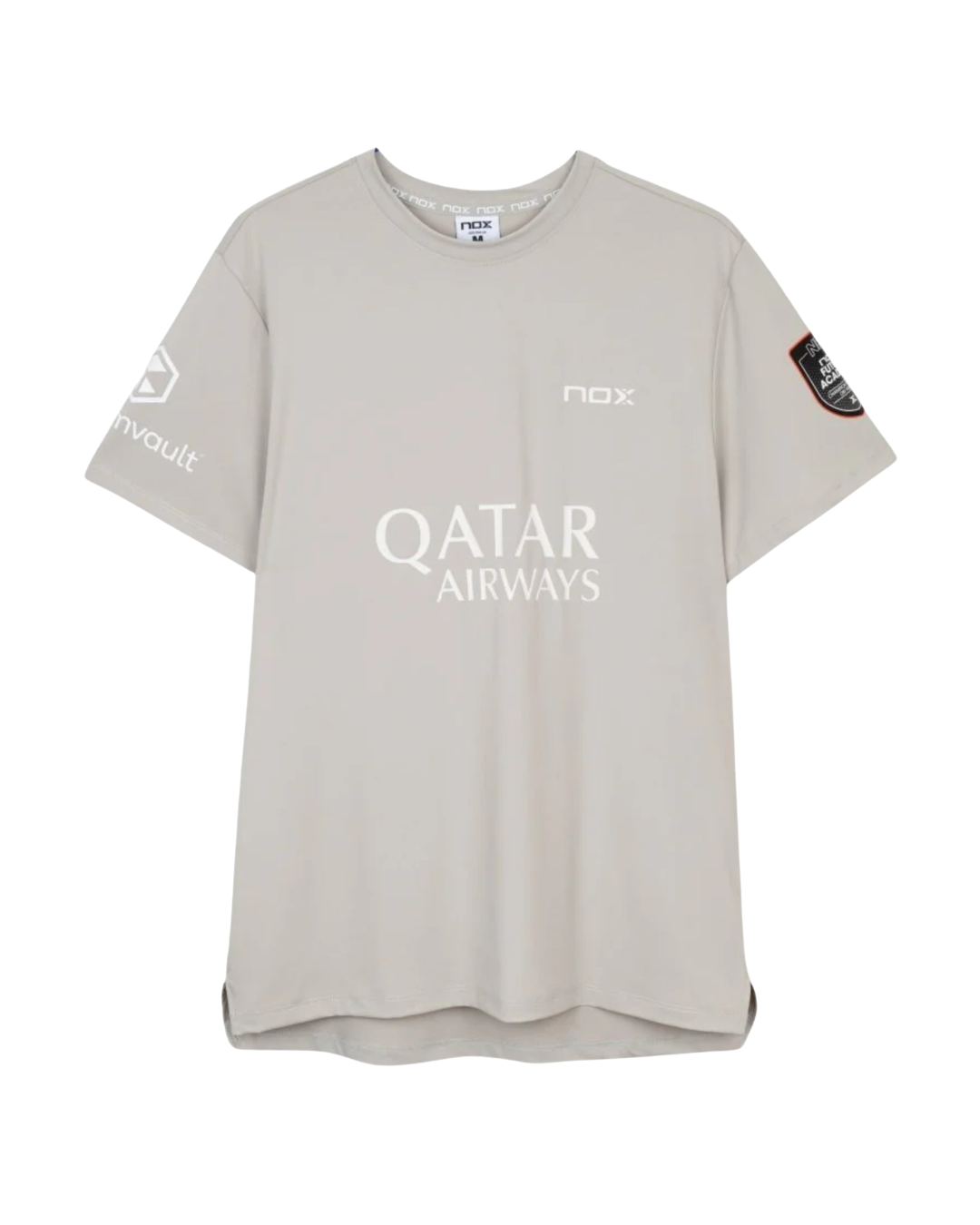NOX CAMISETA SPONSORS AT10 GRIS SUAVE DE AGUSTÍN TAPIA 2026