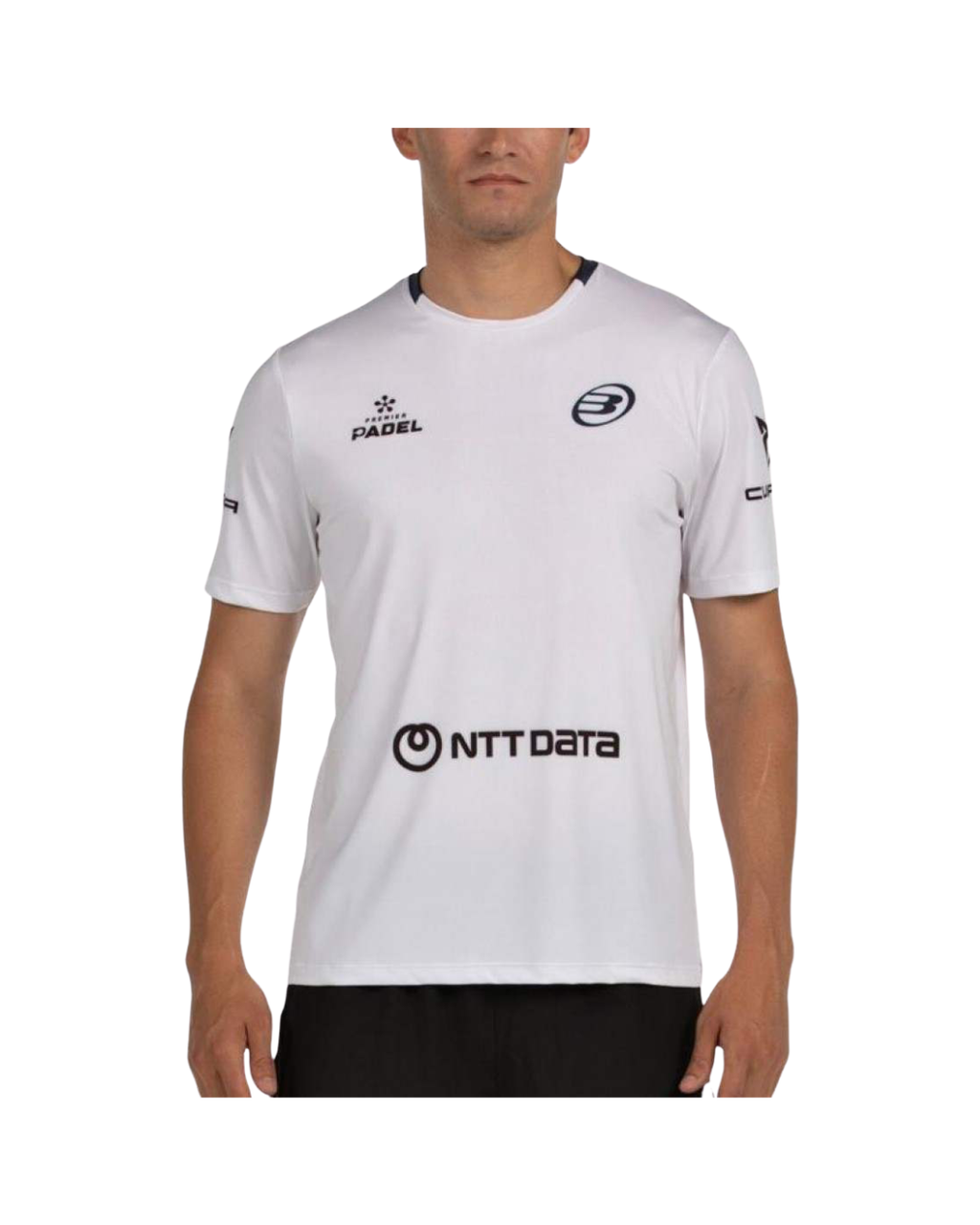 Bullpadel Juan Tello Premier Padel Lili White T-Shirt