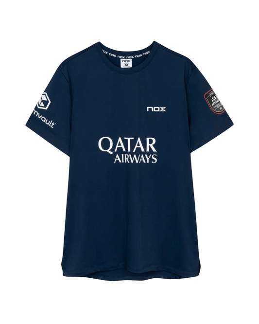 NOX CAMISETA SPONSORS AT10 AZUL OSCURO DE AGUSTÍN TAPIA 2026