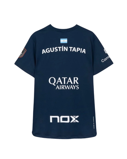 NOX CAMISETA SPONSORS AT10 AZUL OSCURO DE AGUSTÍN TAPIA 2026