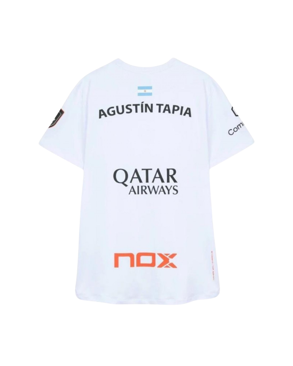 Camiseta Nox Agustin Tapia Sponsors AT10 Blanco 2026