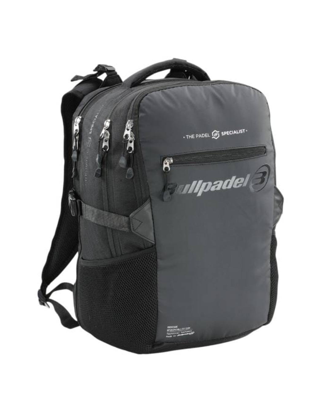 MOCHILA BULLPADEL TECH NEGRA 2025