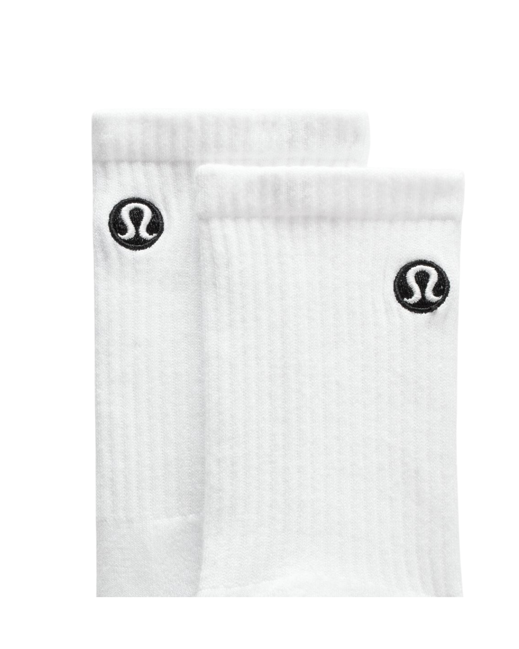 Calcetines Lululemon unisex Daily Essential tipo crew Paquete de 3 | Blanco