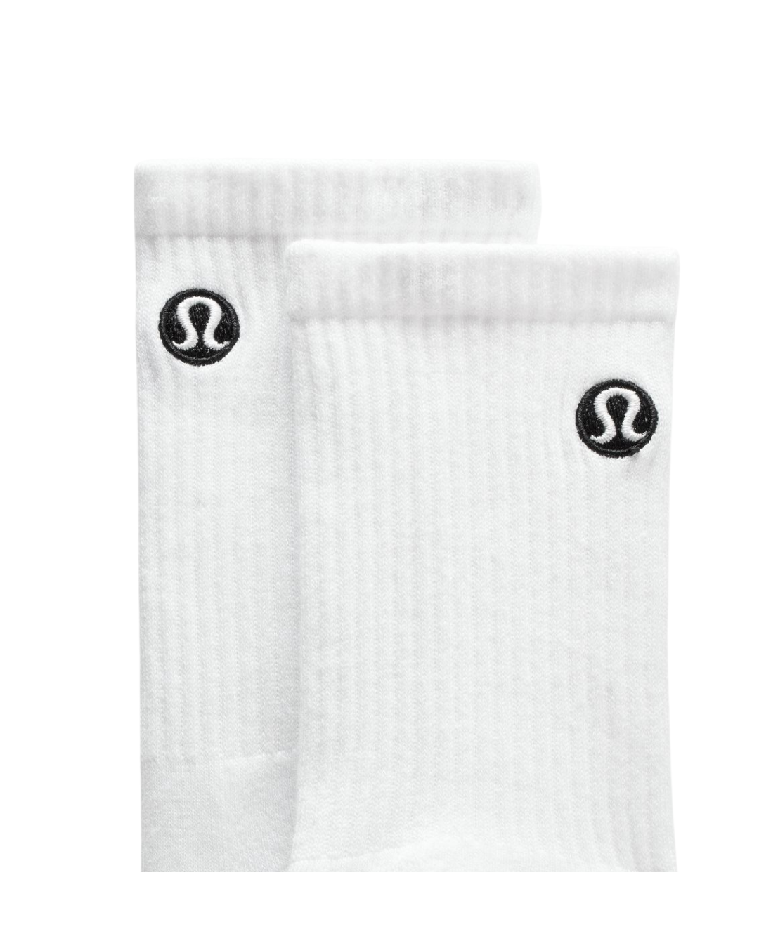 Calcetines Lululemon unisex Daily Essential tipo crew Paquete de 3 | Blanco