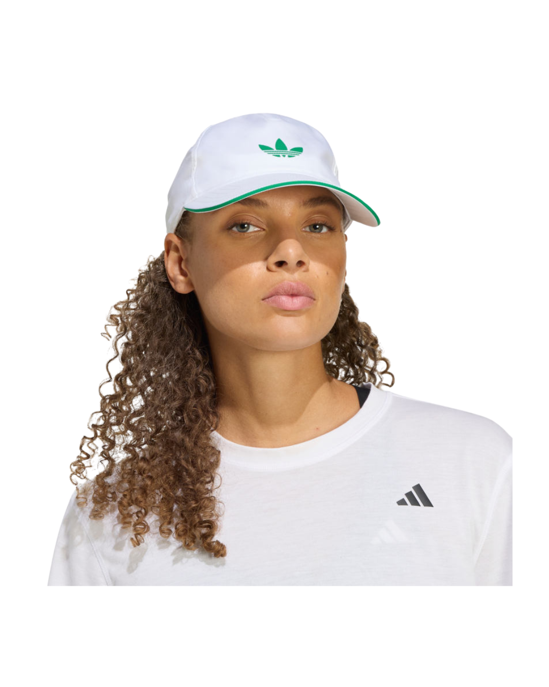 GORRA ADIDAS BLANCA TRIFOLIO VERDE