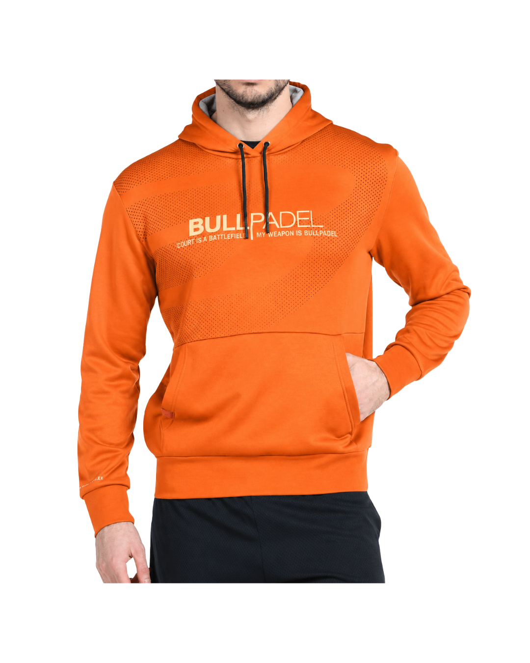 Sudadera Bullpadel Grelo Calabaza
