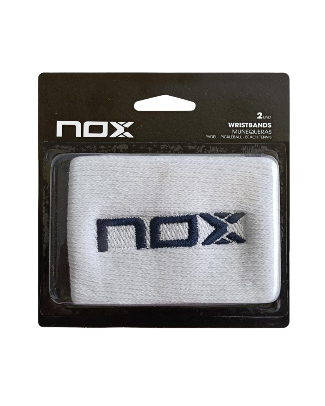 MUÑEQUERAS NOX BLANCO/AZUL
