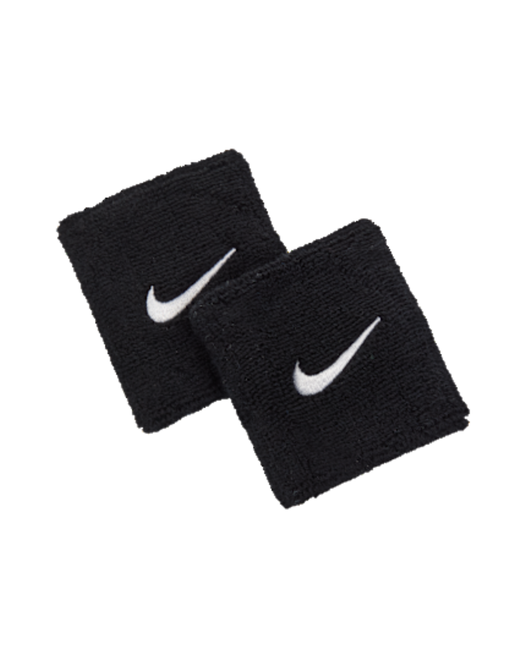 MUÑEQUERAS CORTAS NIKE NEGRAS (PAQUETE DE 2)