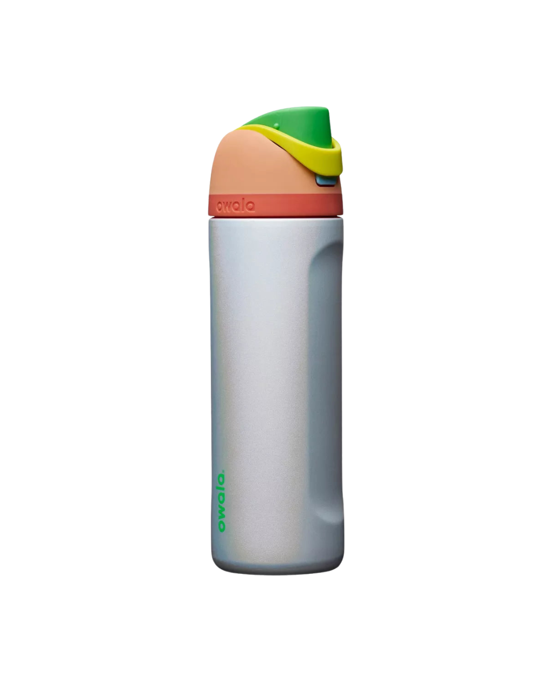 Owala Bote de Agua 24 oz | Plata-Naranja