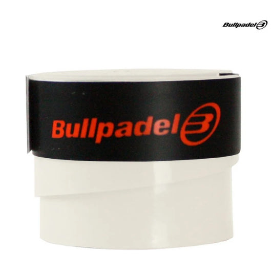 BULLPADEL OVERGRIP LISO BLANCO (1 UNIDAD)
