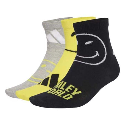 Calcetines Adidas x Smiley World Medios – Pack de 3