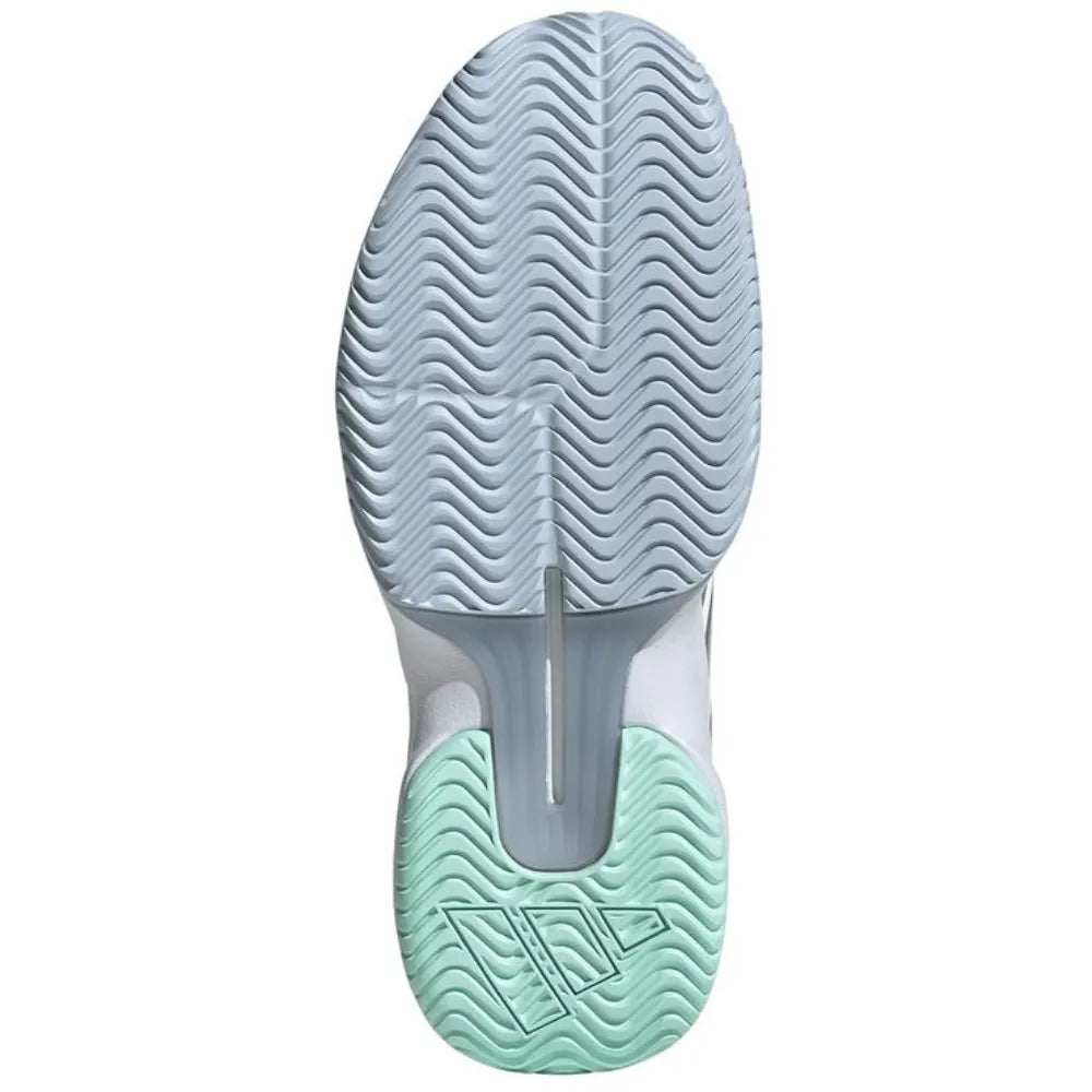 TENIS ADIDAS GAMECOURT 3 PARA MUJER BLANCO PLATA AZUL PARA TENIS