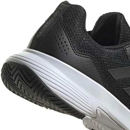 TENIS ADIDAS GAMECOURT 2 NEGRO BLANCO PARA TENNIS Y PÁDEL HOMBRE