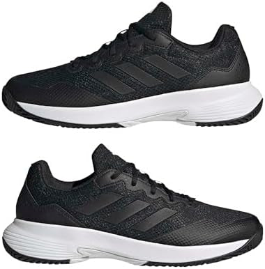 TENIS ADIDAS GAMECOURT 2 NEGRO BLANCO PARA TENNIS Y PÁDEL HOMBRE