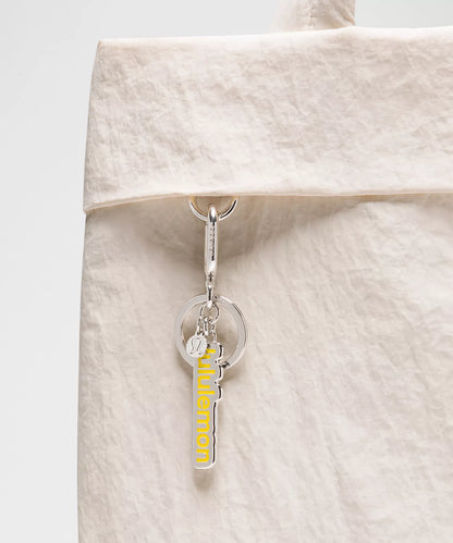 lululemon Metal Keychain
