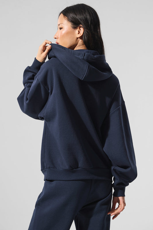 Jersey alo con capucha navy