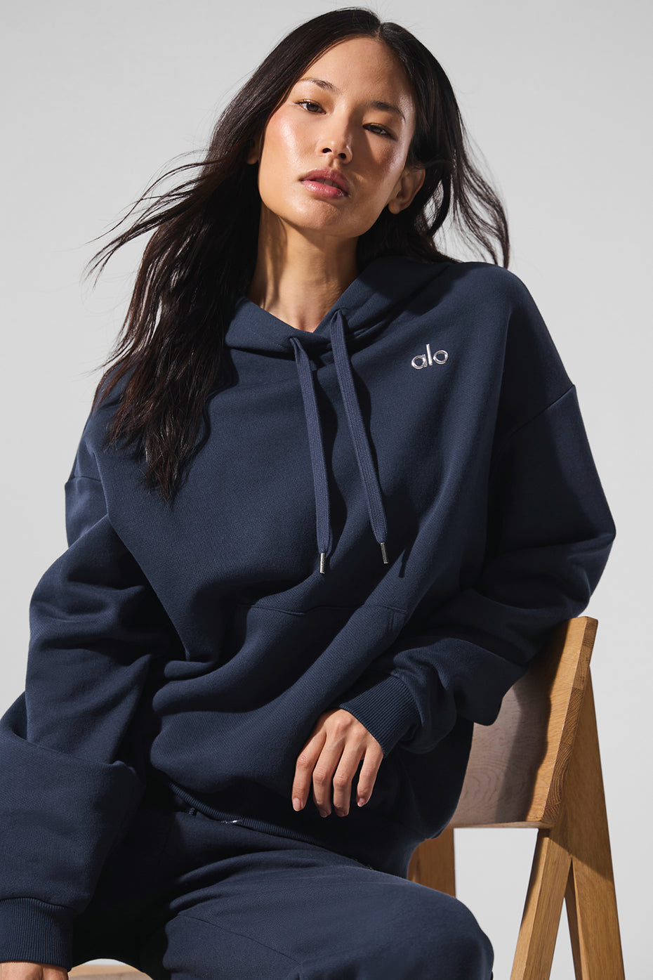 Jersey alo con capucha navy
