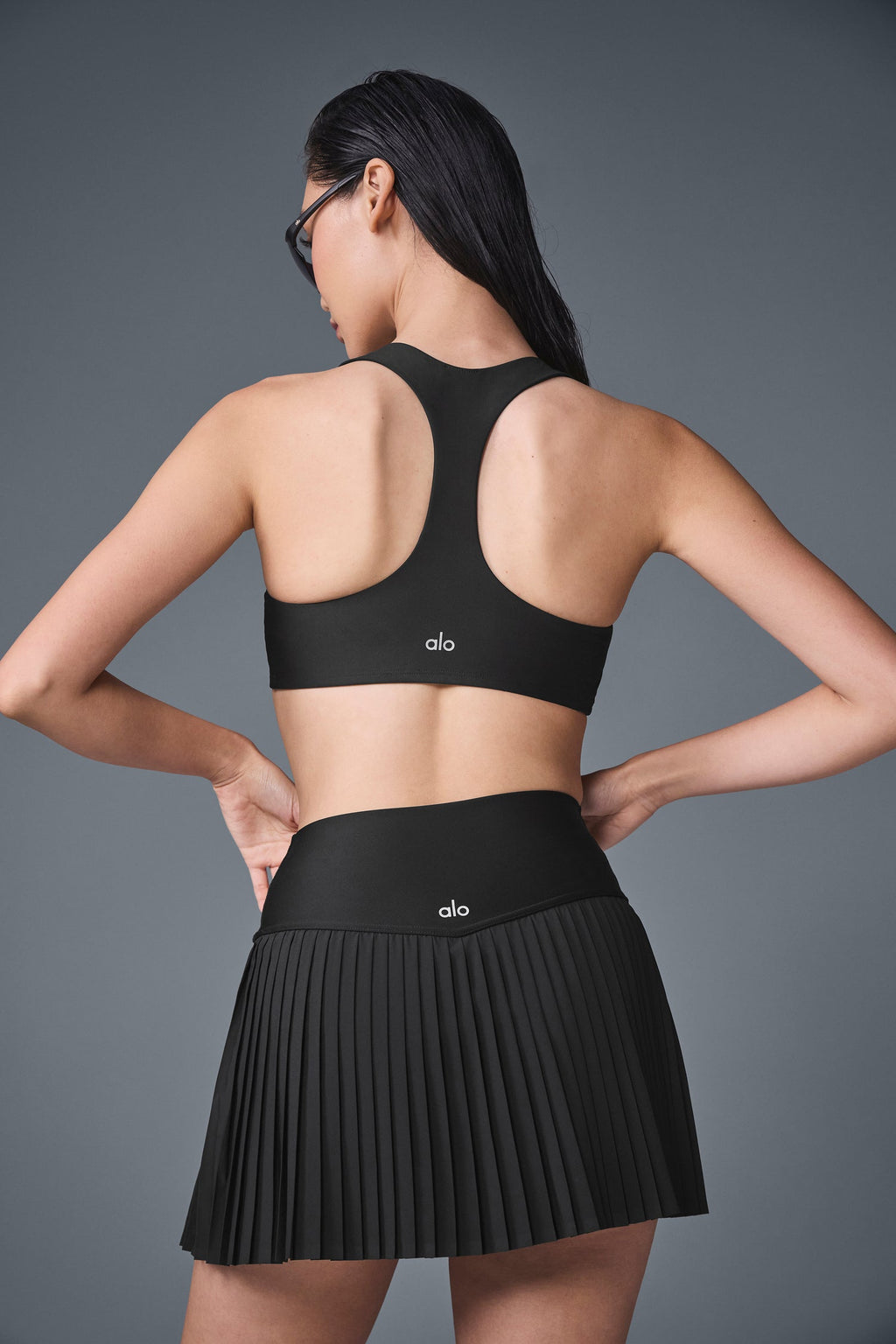 Falda alo tenis grand slam negro