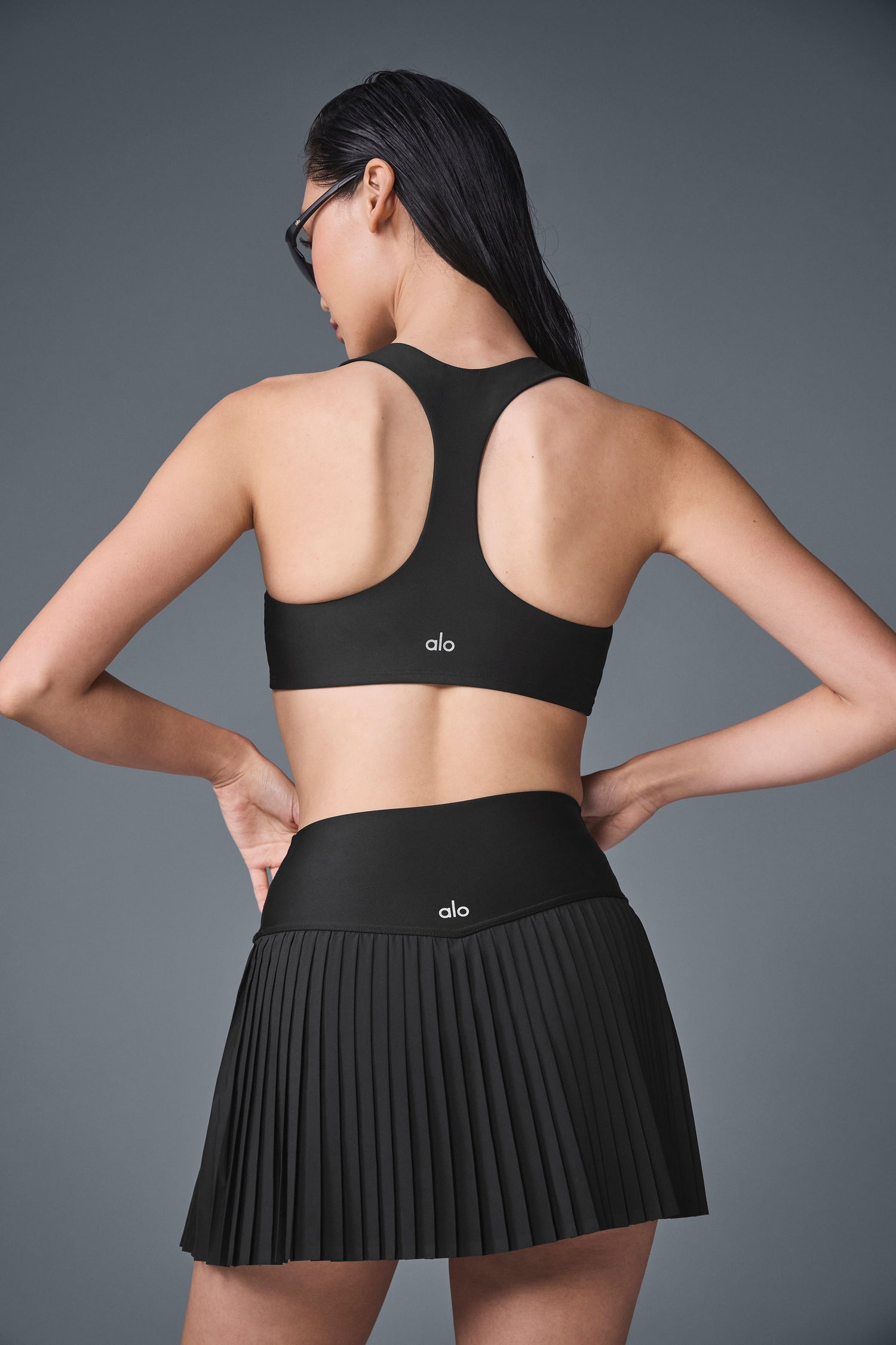 Falda alo tenis grand slam negro