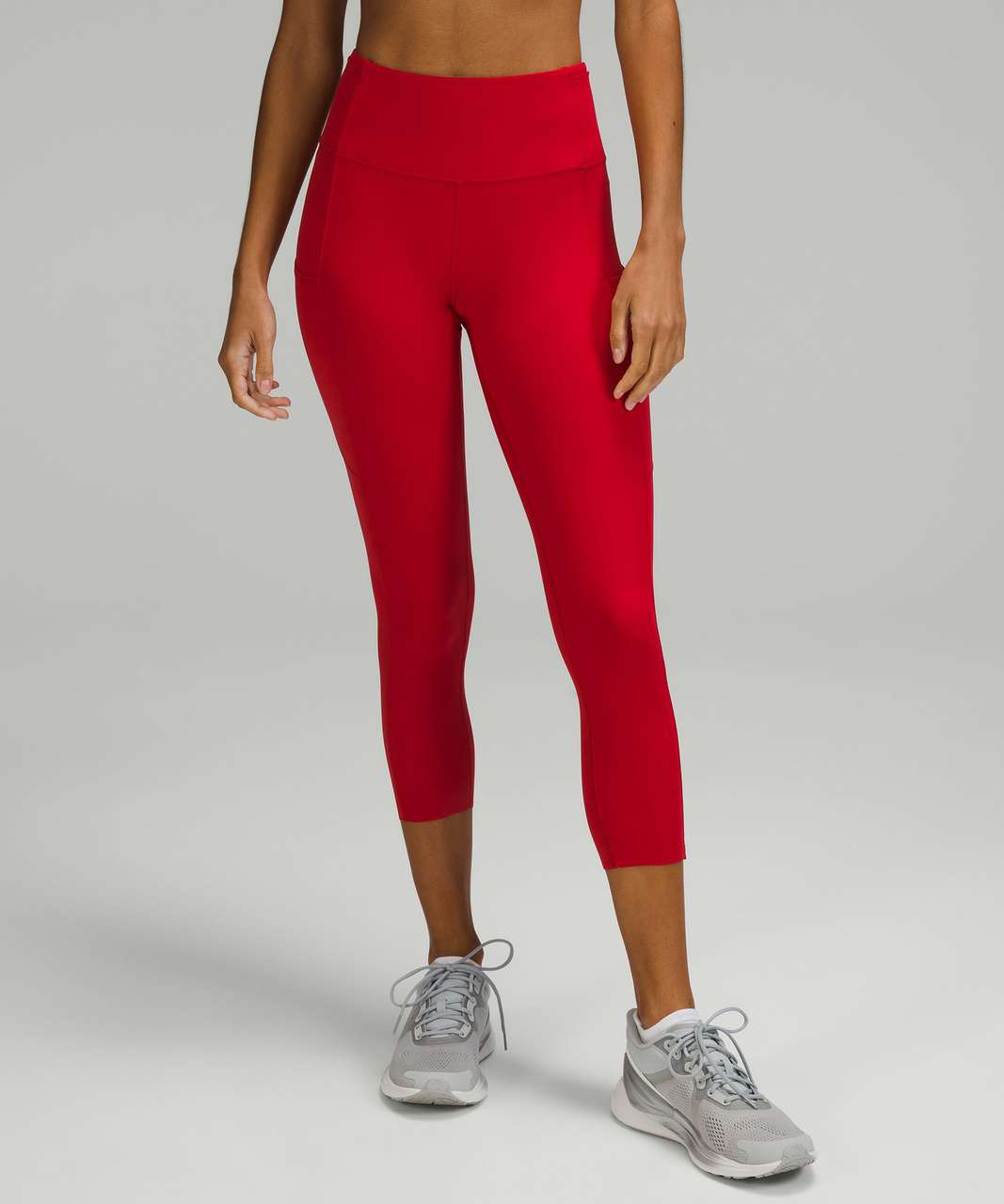 Legging lululemon Fast and Free High-Rise Crop 19" rojo