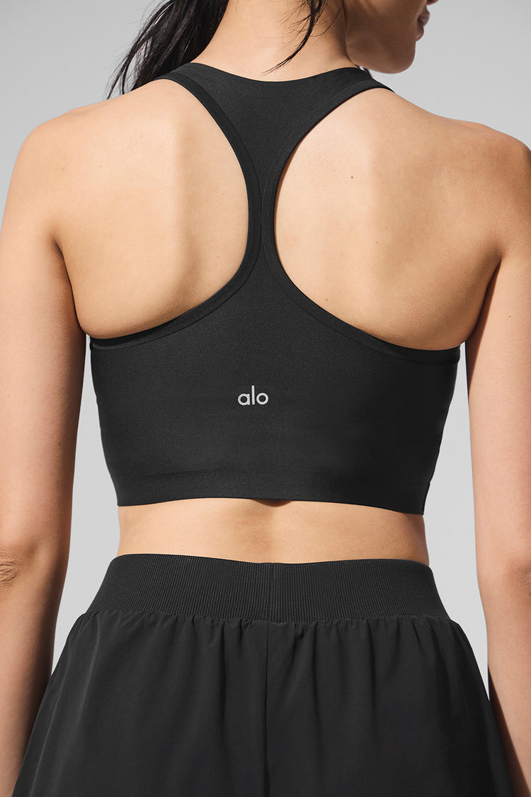 ALO Airlift Super Sleek Bra Tank negro