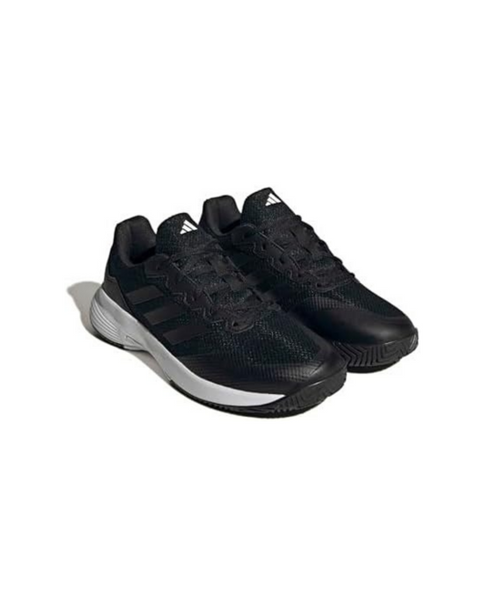 TENIS ADIDAS GAMECOURT 2 NEGRO BLANCO PARA TENNIS Y PÁDEL HOMBRE