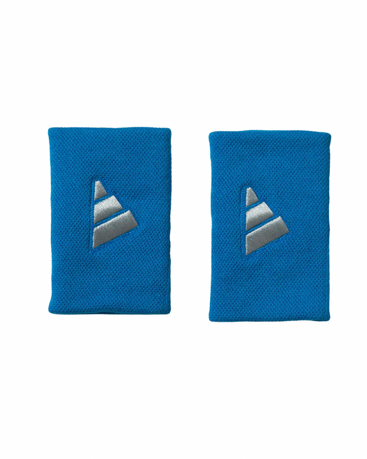MUÑEQUERAS LARGAS ADIDAS AZULES