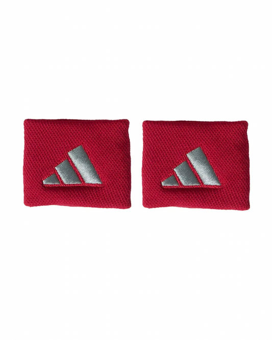 MUÑEQUERAS CORTAS ADIDAS ROJAS