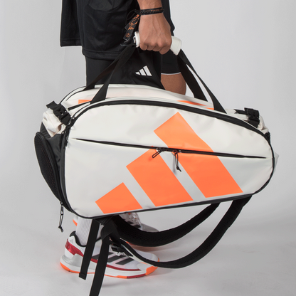 Paletero Adidas Multigame 3.5 Blanco Tiza Naranja