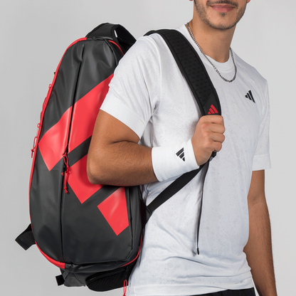Paletero Adidas Multigame Black/Red Ale Galán 2026